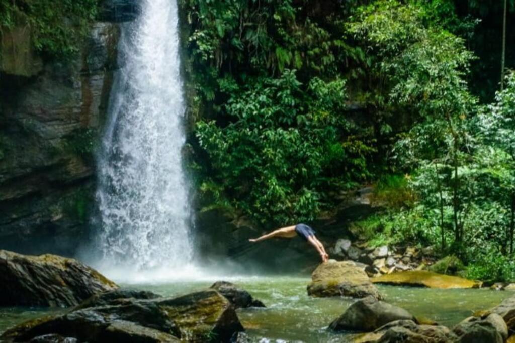 Chale Da Lua Natureza Cachoeira Paz Сasa de vacaciones